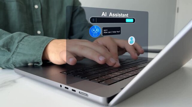 AI Assistant bot.Conversation with an AI chatbot that answers questions, assists with tasks, and engages in interactive dialogue to support learning, business, and everyday communication.