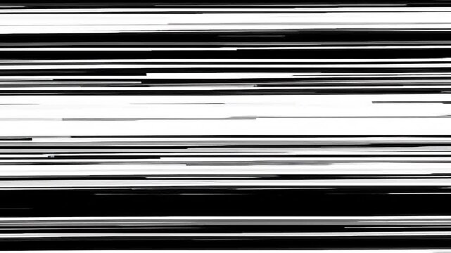 Abstract black and white horizontal lines