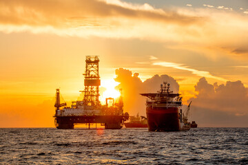 Drilling ship Gulf of Mexico