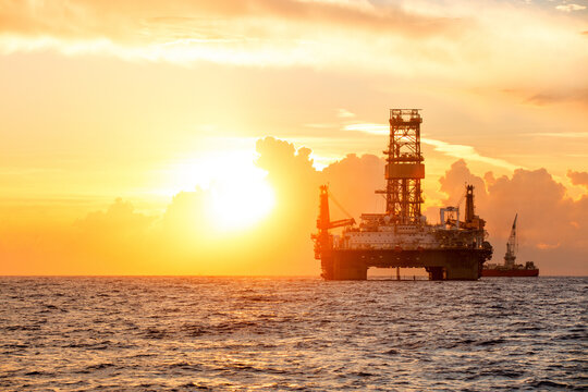 Drilling ship Gulf of Mexico