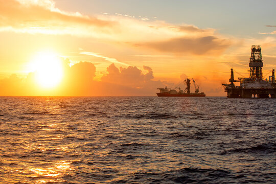 Drilling ship Gulf of Mexico