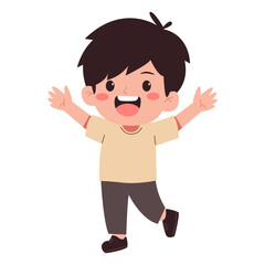 Happy Children’s Day Cartoon Illustration