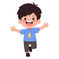 Happy Children’s Day Cartoon Illustration