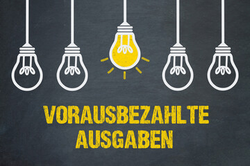 Vorausbezahlte Ausgaben	
