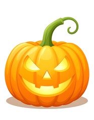 Cartoon jack-o'-lantern pumpkin