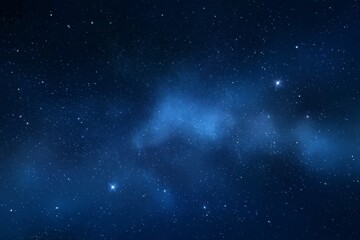 Night Sky With Stars and Nebula. Deep Space Background.