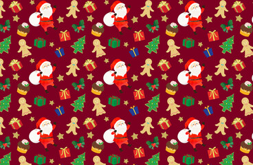 クリスマスの背景素材