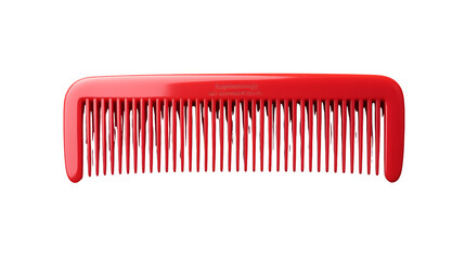 Vibrant red comb for sleek styling and detangling, perfect for daily hair care needs