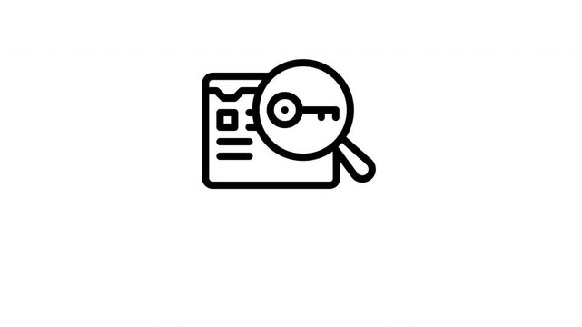 keyword animated icon