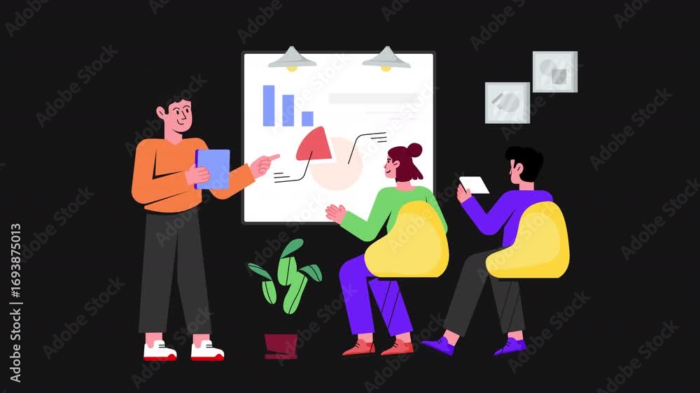 Poster Seminar 2D Motion Graphics Animation Alpha Channel