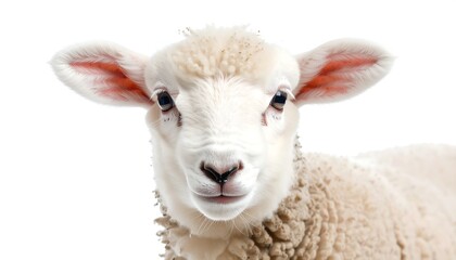 Fototapeta premium Cute lamb portrait (1)