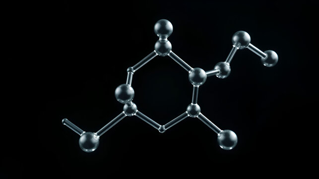 Cyclopropane cycloalkane molecule. Used as anaesthetic. Skeletal formula.