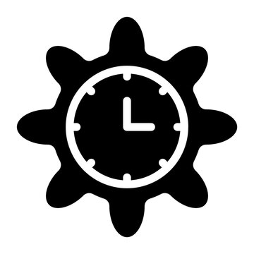Vector Design Time Management Icon Style