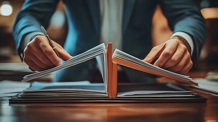 Business Paperwork A Lawyer's Focus on Legal Document Review and Preparation