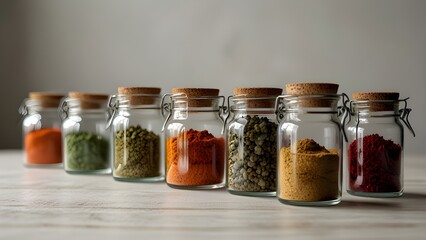 jars with spices