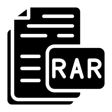Vector Design RAR Icon Style