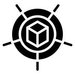 Vector Design Target Icon Style