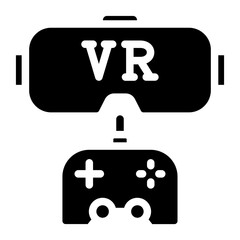 Vector Design Vr Gaming Icon Style