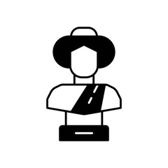 Museum Building Fill Icon: Art and History