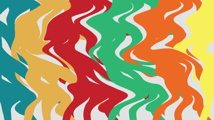 seamless pattern with fire flames