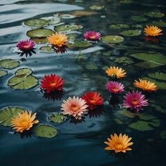 water lily flowers