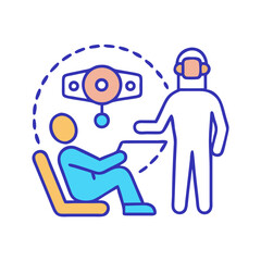 Augmented Reality Training Simulation with Instructor Guiding User in Virtual Environment