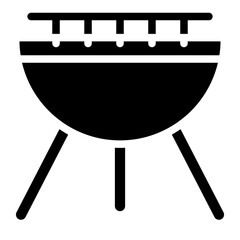 Bbq Grilll Icon Style