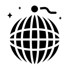 Disco Ball Icon Style