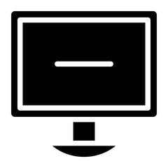 TV Screen Icon Style