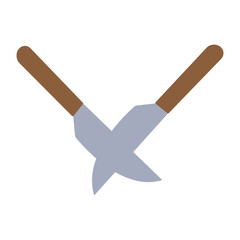 Pickaxe and Shovel Crossed