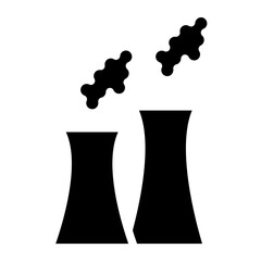 Air Pollution Icon Style