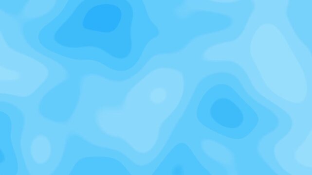 Multicolor blue simple abstract background, Morphing shapes