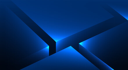 Modern abstract technology background with blue gradient. futuristic blue tech background. sci-fi background. vector © ahmad