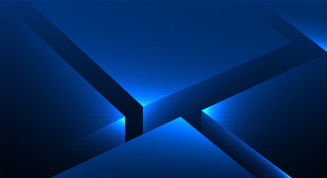 Modern abstract technology background with blue gradient. futuristic blue tech background. sci-fi background. vector