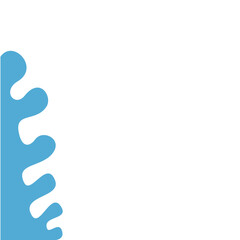 Blue Water Splash Illustration