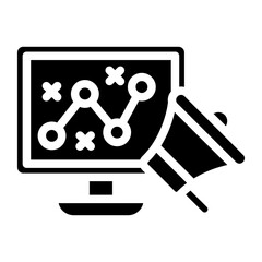 Marketing Strategy Icon Style