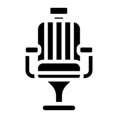 Barber Chair Icon Style