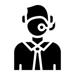 Vector Design Telemarketer Icon Style