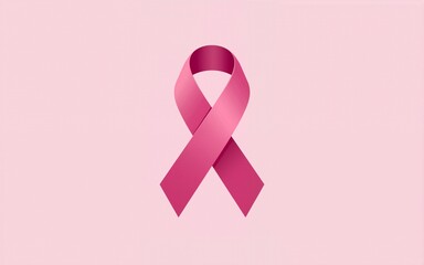 breast cancer awareness ribbon flat icon vector illustration. High quality