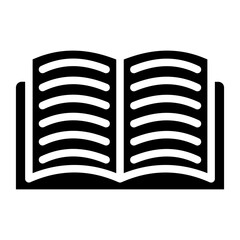 Open Book Icon Style