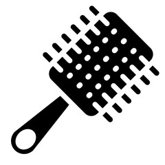 Hair Brush Icon Style