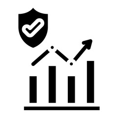 Secure Statistics Icon Style