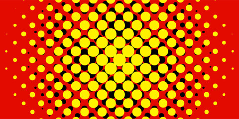 Black halftone dotted pattern with gradient texture on a high-tech digital background. Pop art dotted comic with best-selling background.