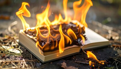 Burning book