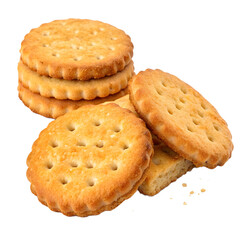 biscuits isolated on transparent background