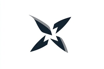 Abstract design with radiating elements.