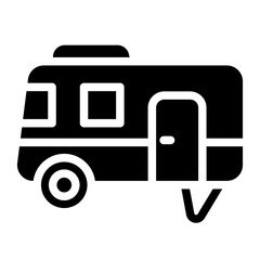 Vector Design Caravan Icon Style