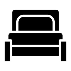 Vector Design Double Bed Icon Style