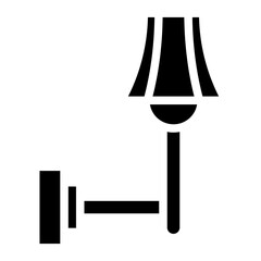 Vector Design Wall Lamp Icon Style