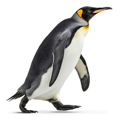 Fototapeta premium isolated emperor penguin